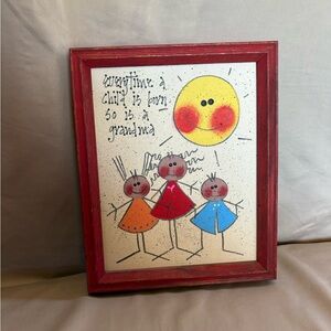 Vibrant Red and Orange Art & Decals Wall Decor